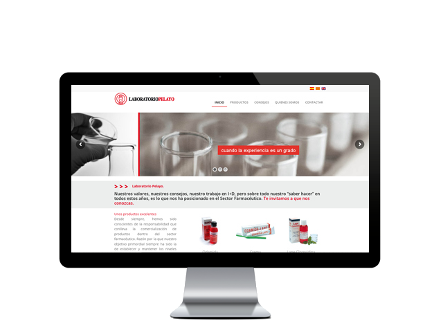 Web del cliente - laboratoriopelayo.com