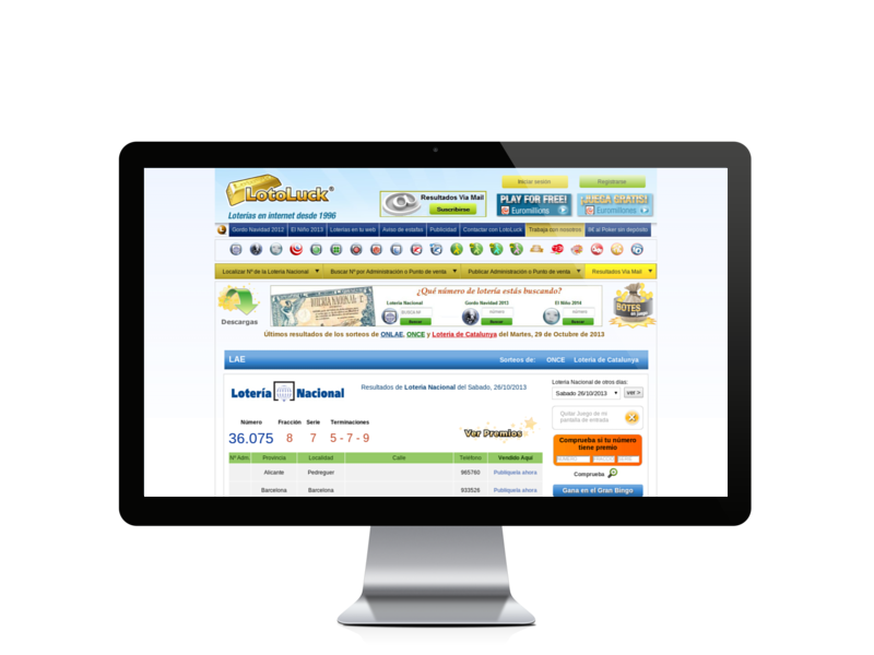Web del cliente - lotoluck.com