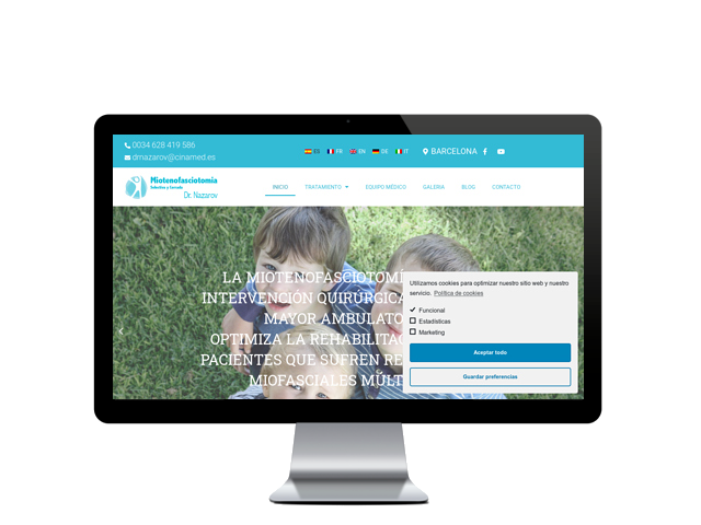 Web del cliente - miotenofasciotomia.com