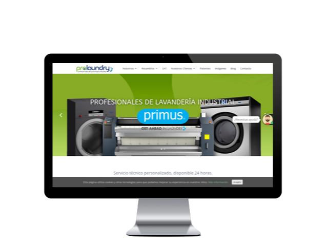 Web del cliente - prolaundry.es