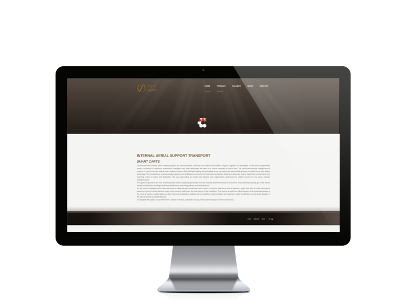 Web del cliente - singularlogistics.com