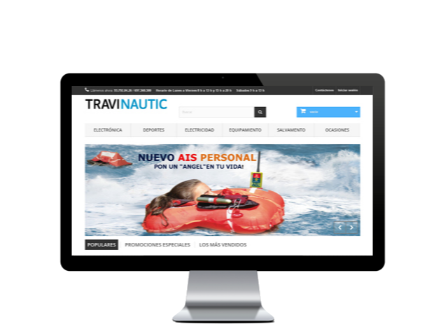 Web del cliente - travinautic.com