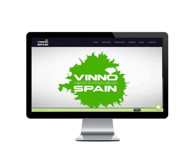 Web del cliente - vinnospain.com