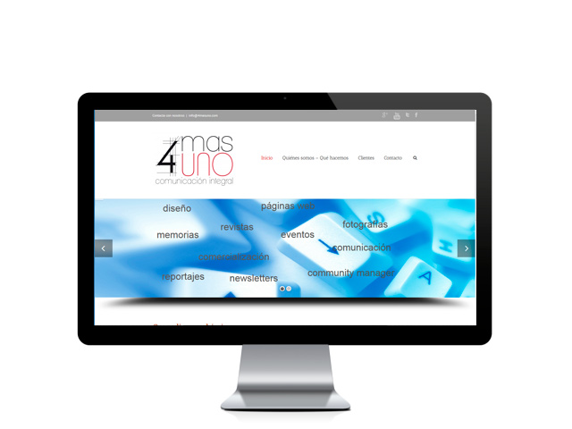 Web del cliente - 4masuno.com