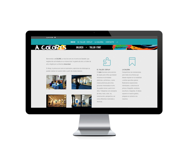 Web del cliente - acoloris.com