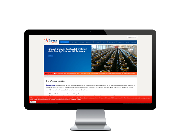 Web del cliente - agora-europe.com