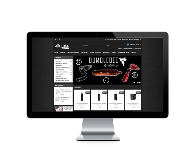 Web del cliente - alkimiatattoo.com