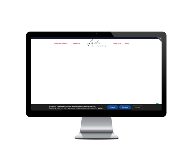 Web del cliente - ariadnabernabeu.com