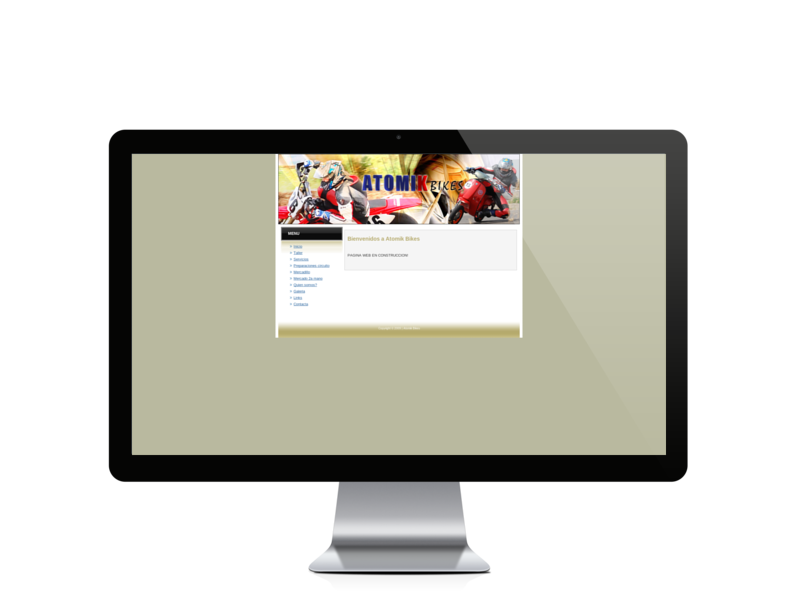 Web del cliente - atomikbikes.com