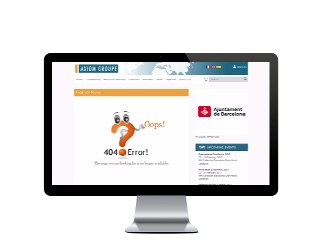 Web del cliente - axiomgroup.com