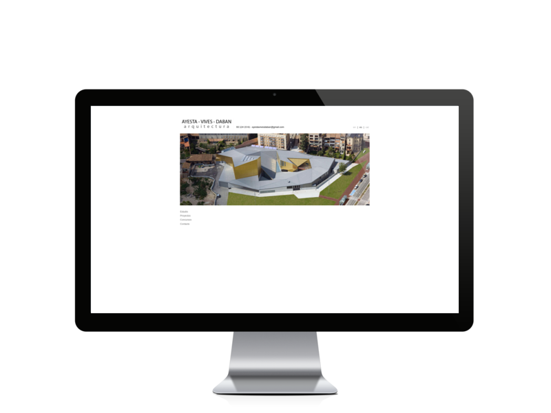 Web del cliente - ayestadaban.com