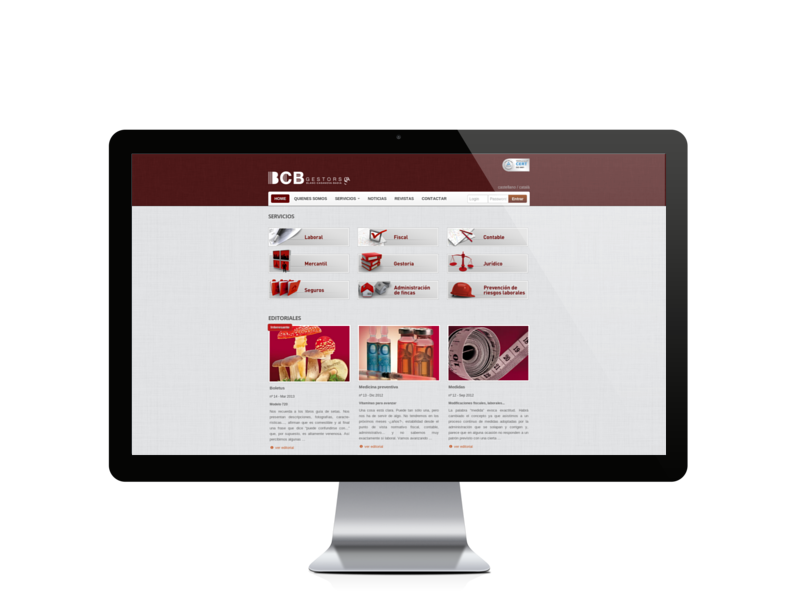 Web del cliente - bcbgestors.com