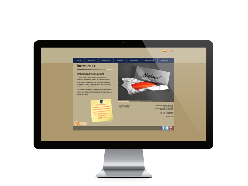 Web del cliente - benfumat.com