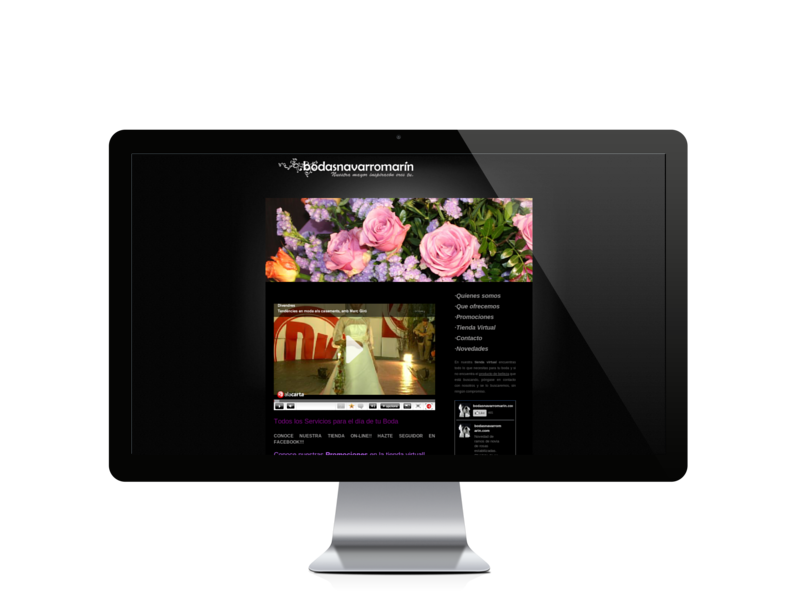 Web del cliente - bodasnavarromarin.com
