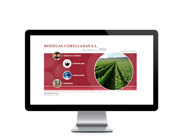 Web del cliente - bodegascorellana.com