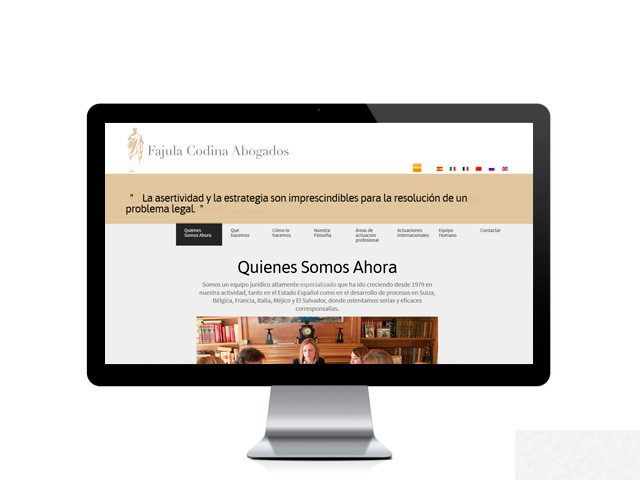 Web del cliente - bufetefajula.com