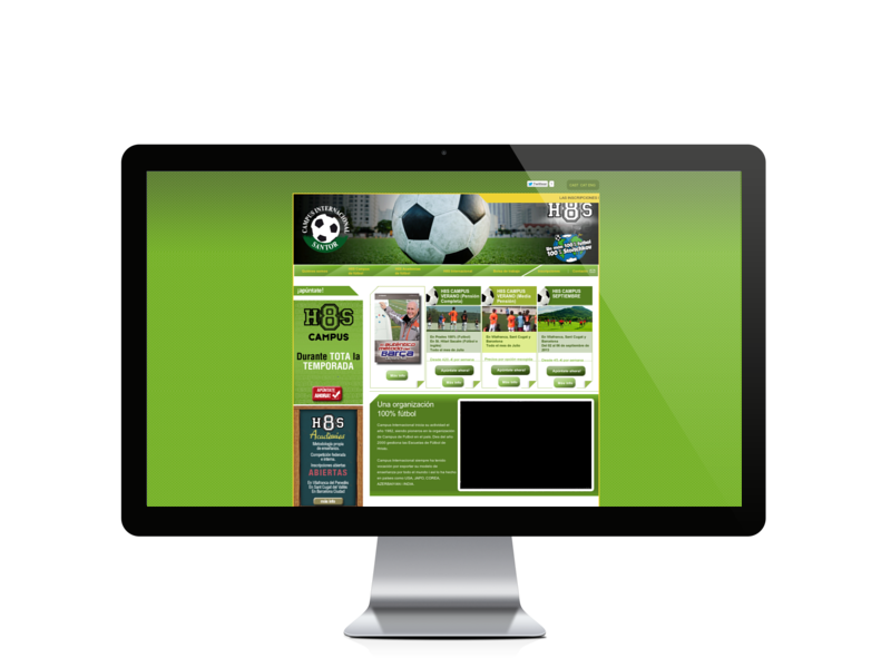 Web del cliente - campusinternacional.com