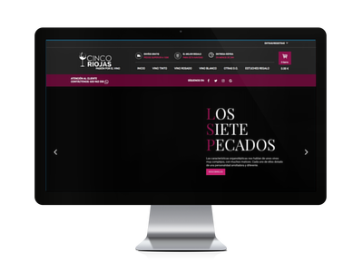 Web del cliente - cincoriojas.com