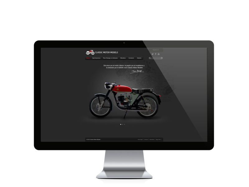 Web del cliente - classicmotormodels.com