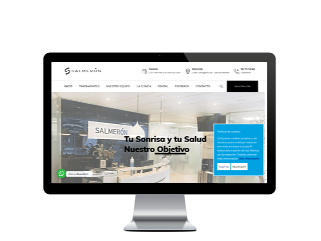 clinicadentalsalmeron.com