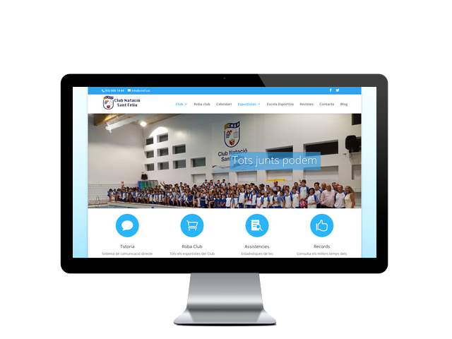 Web del cliente - cnsantfeliu.com