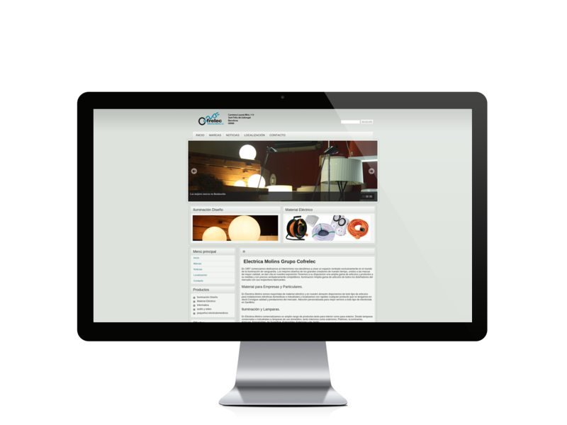 Web del cliente - cofrelec-electricamolins.com