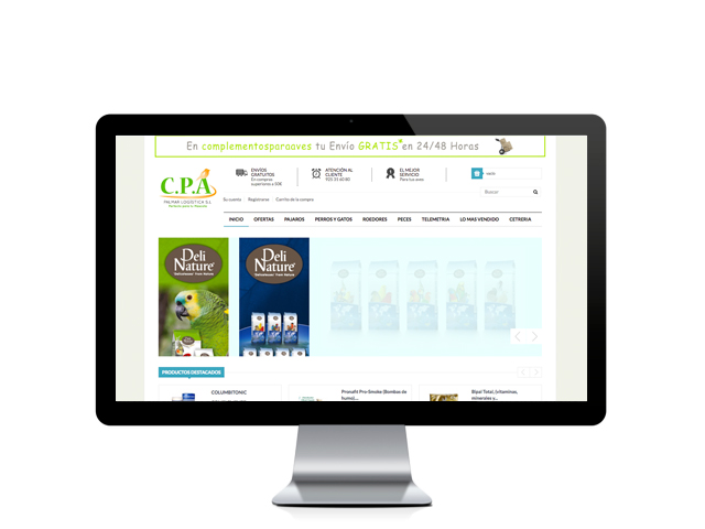 Web del cliente - complementosparaaves.com