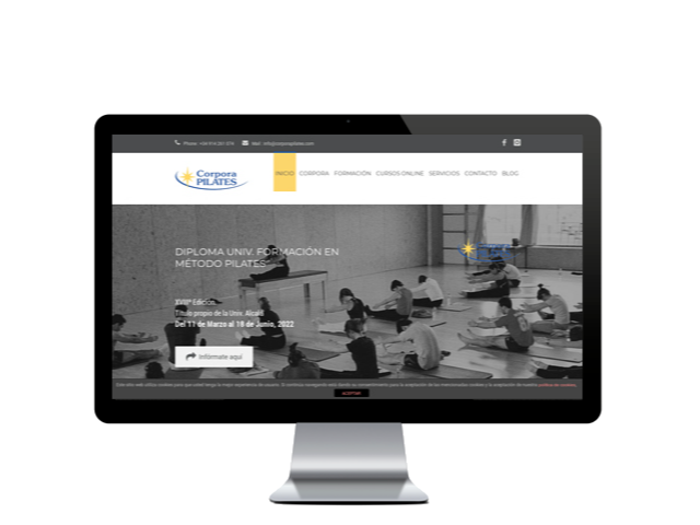 Web del cliente - corporapilates.com
