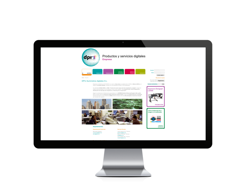 Web del cliente - dpis.es