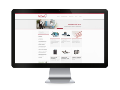 Web del cliente - ensobradorassecap.com