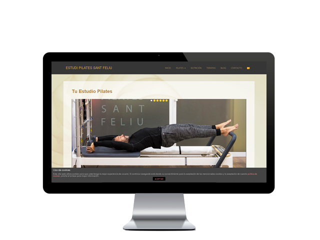 Web del cliente - estudipilatessantfeliu.com
