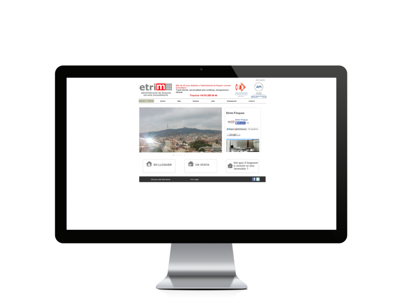Web del cliente - etrimfinques.com