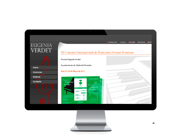 Web del cliente - eugeniaverdet.com