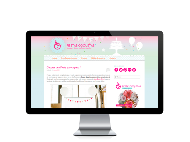 Web del cliente - fiestascoquetas.com