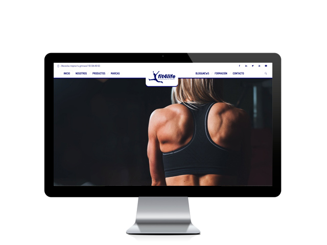 Web del cliente - fit4life.es