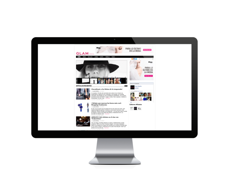 Web del cliente - glam.com.es