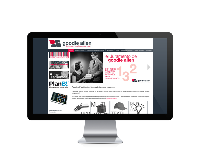 Web del cliente - goodieallen.es