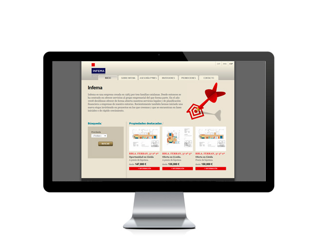Web del cliente - infema.com
