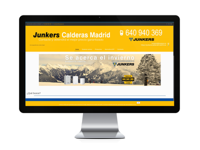 Web del cliente - junkerscalderasmadrid.es