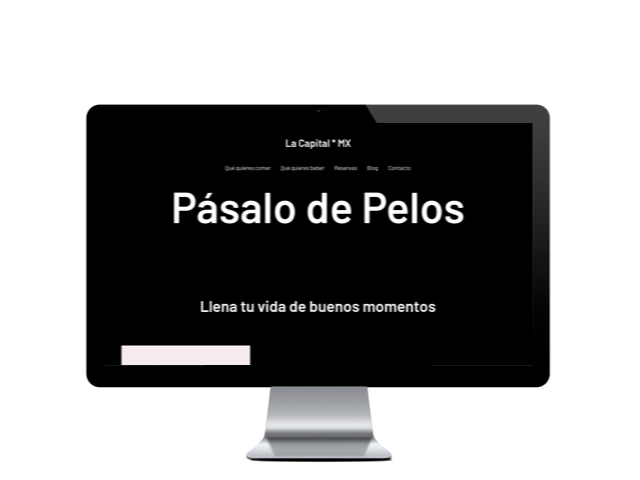 Web del cliente - lacapitalmx.es