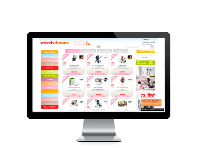 Web del cliente - latiendademama.es