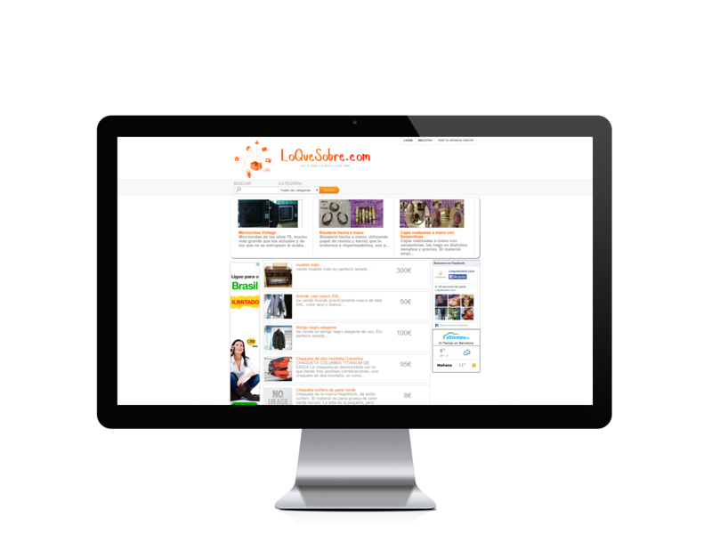 Web del cliente - loquesobre.com
