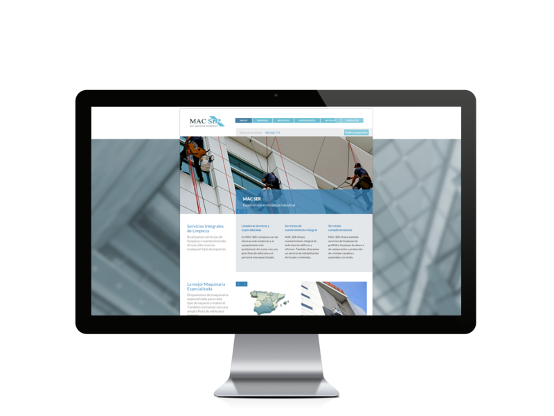 Web del cliente - mac-ser.com