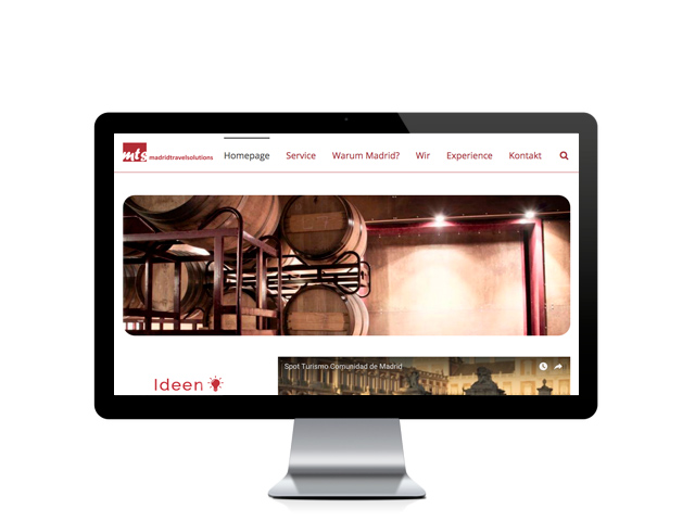 Web del cliente - madridtravelsolutions.com
