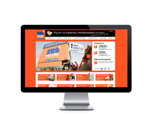 Web del cliente - metrecubic.com