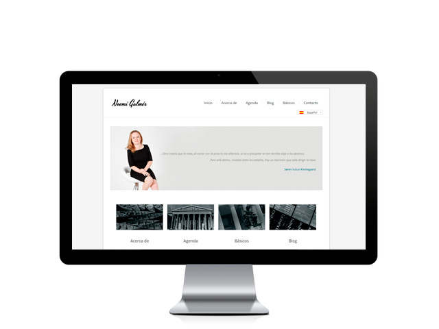 Web del cliente - noemigalmes.com