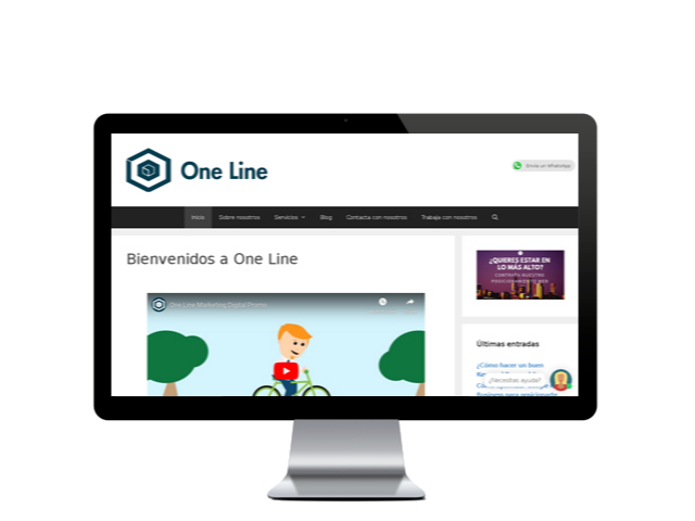 Web del cliente - onelinemktdigital.com