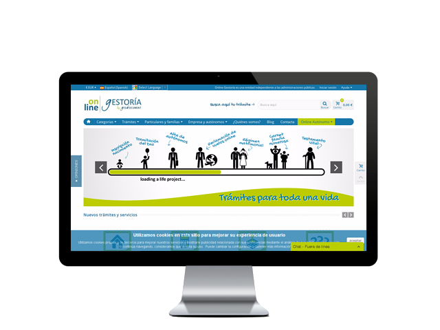 Web del cliente - onlinegestoria.com
