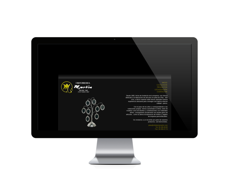 Web del cliente - orfebreriamartin.com
