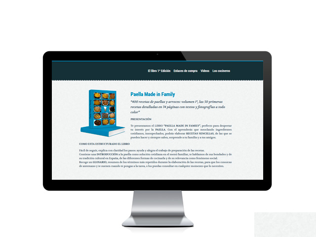 Web del cliente - paellamadeinfamily.com